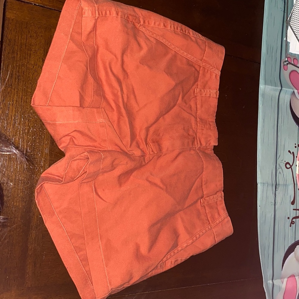 Orange J.Crew shorts